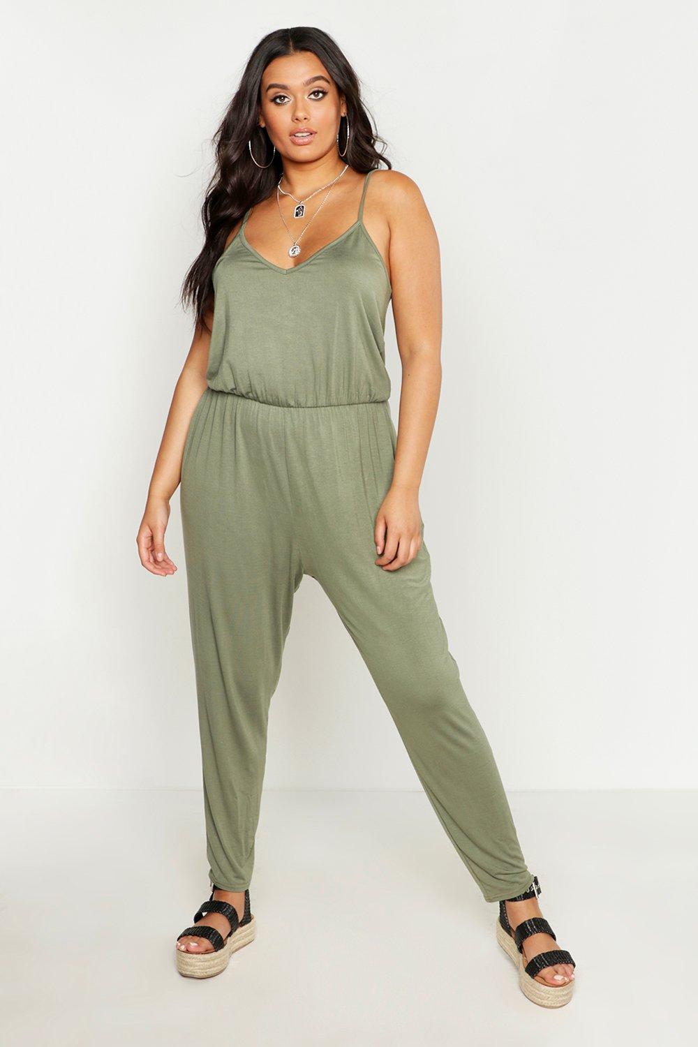 boohoo cami jumpsuit