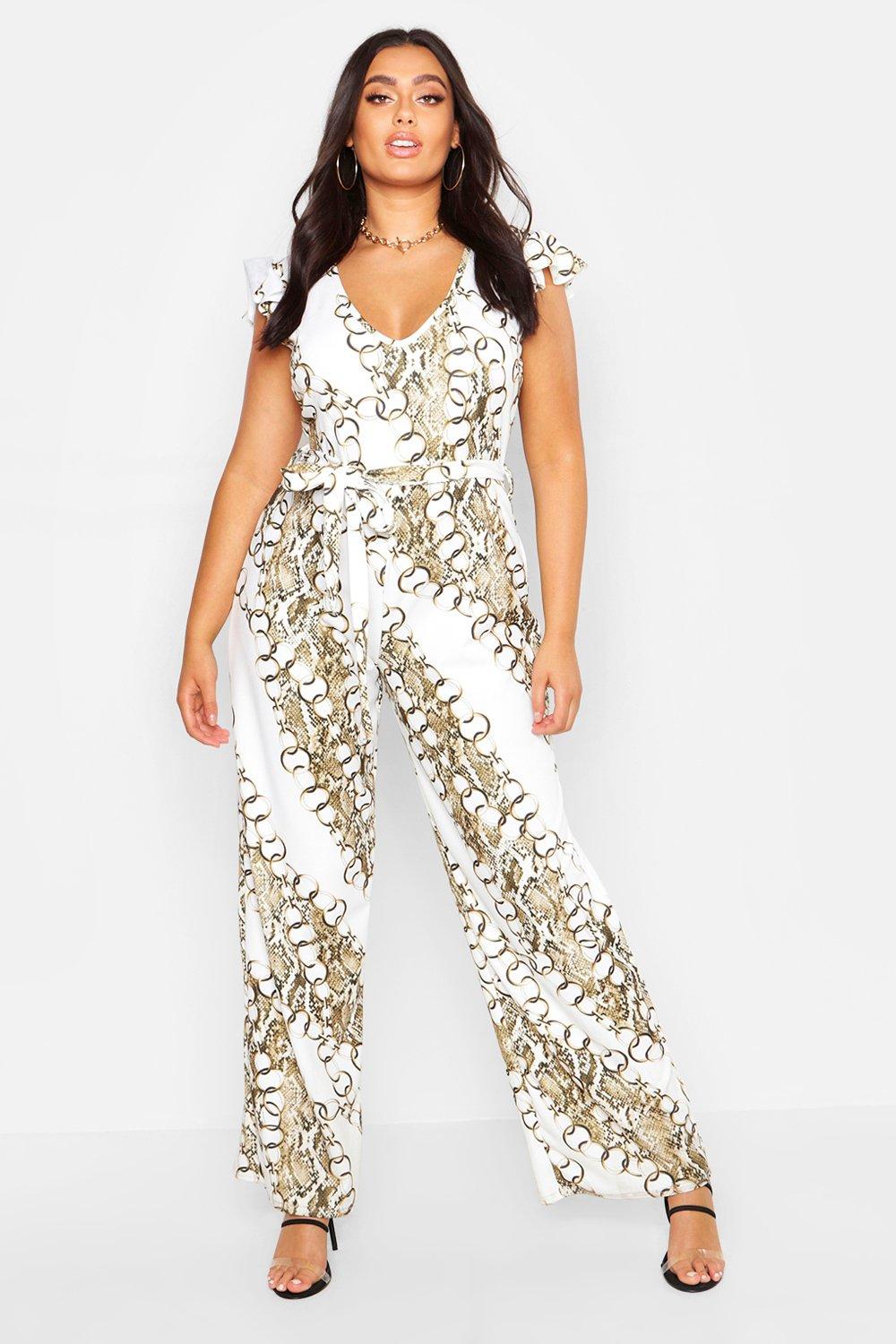 boohoo chain print