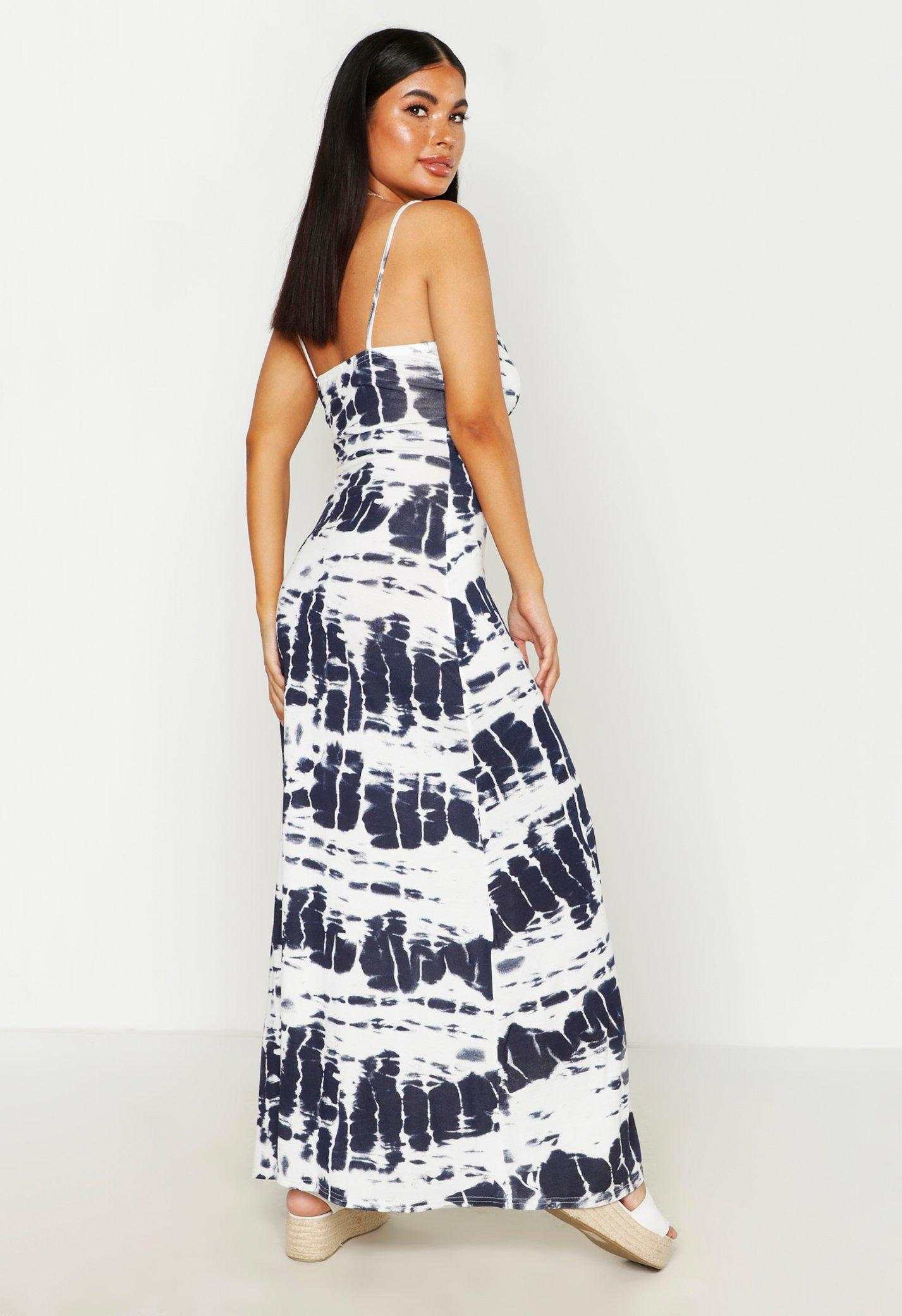 Tie dye store maxi dress petite