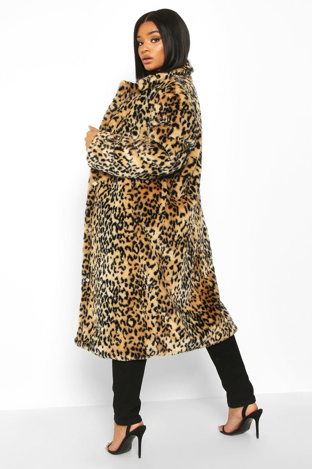 Leopard jacket hot sale plus size