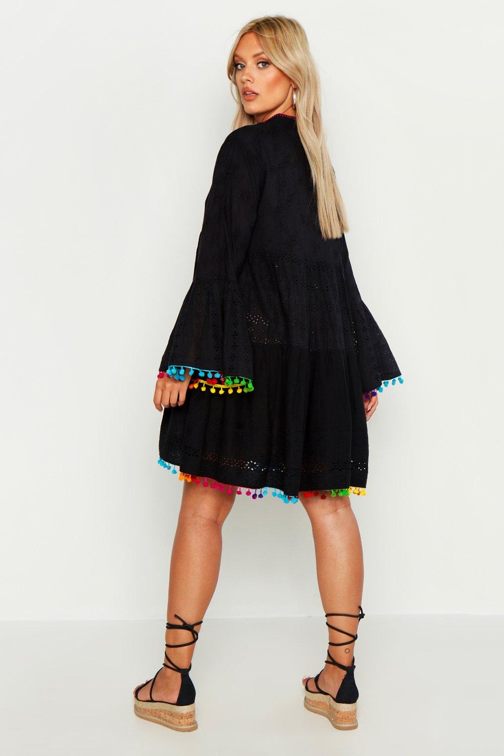 boohoo broderie anglaise dress