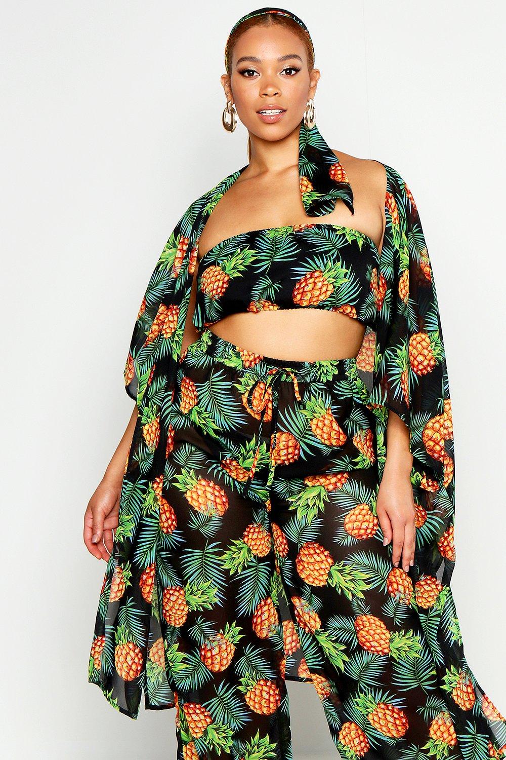 Pineapple plus size clothing best sale