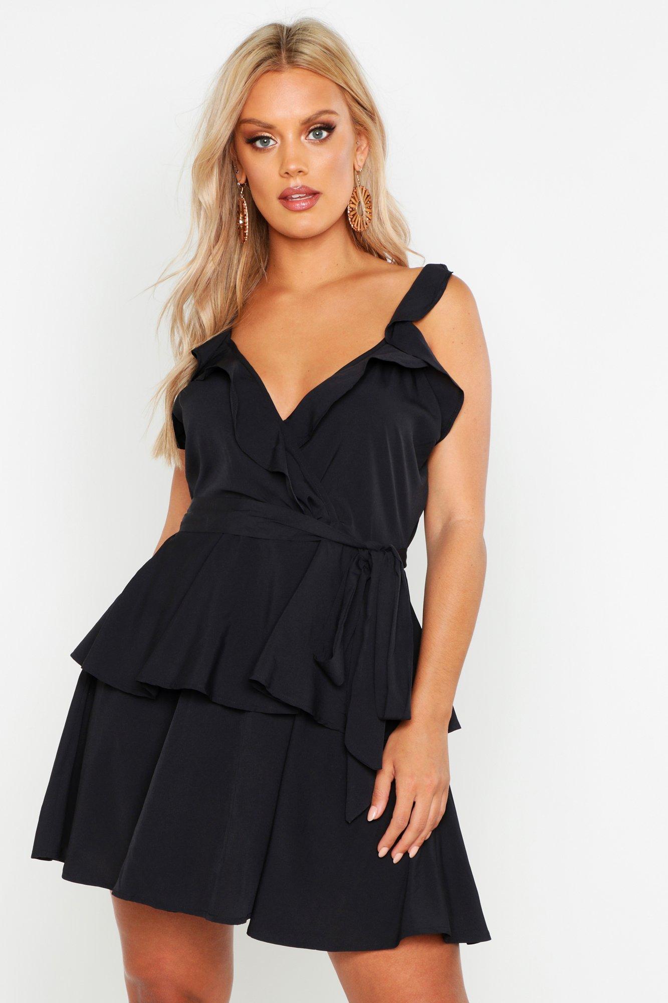 tie waist skater dress