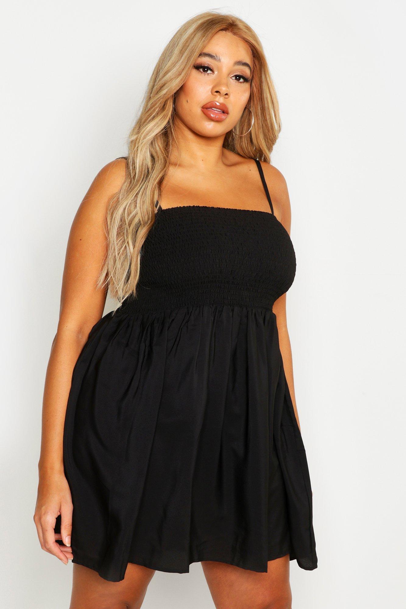 black strappy sundress