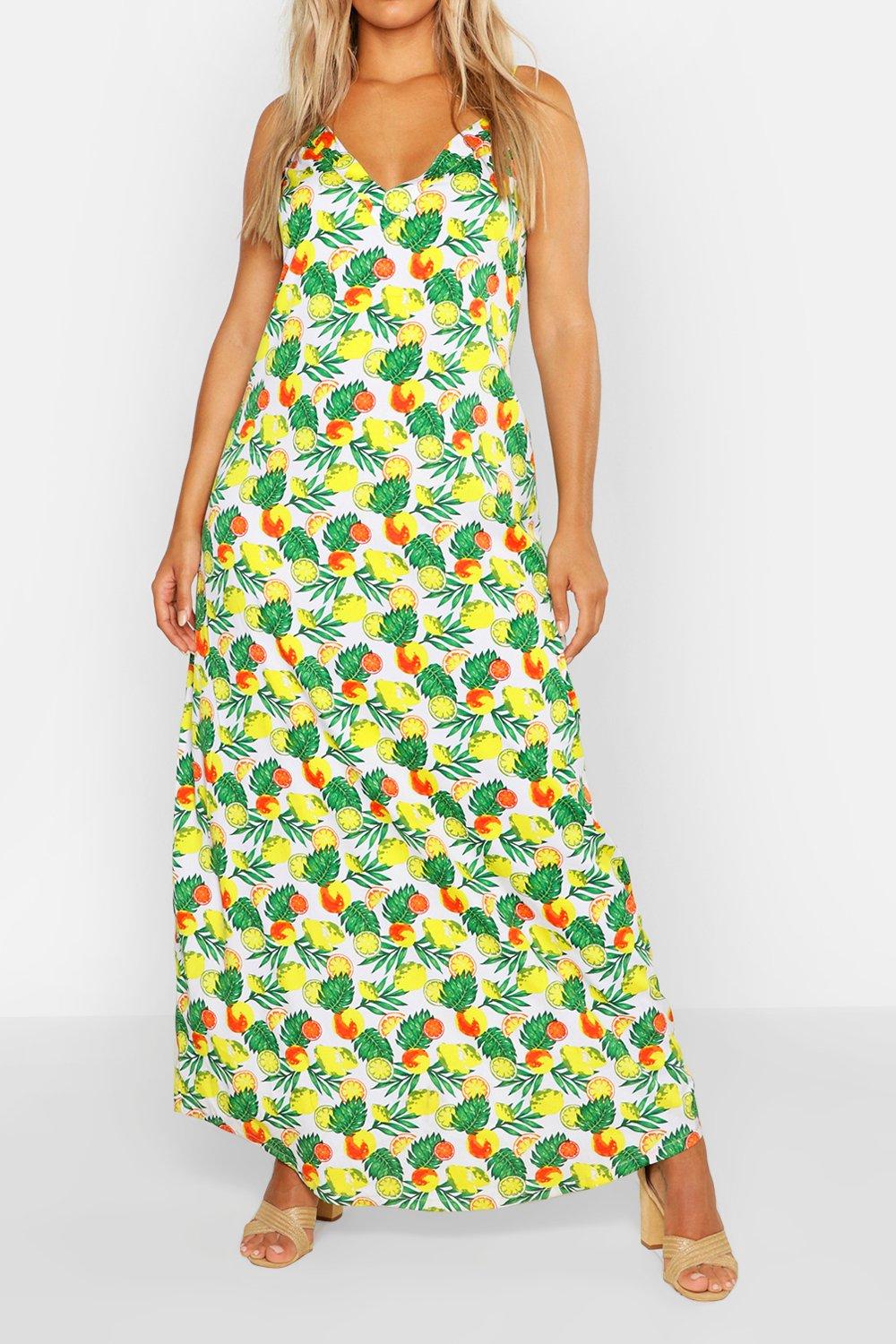 Fruit maxi dress hotsell