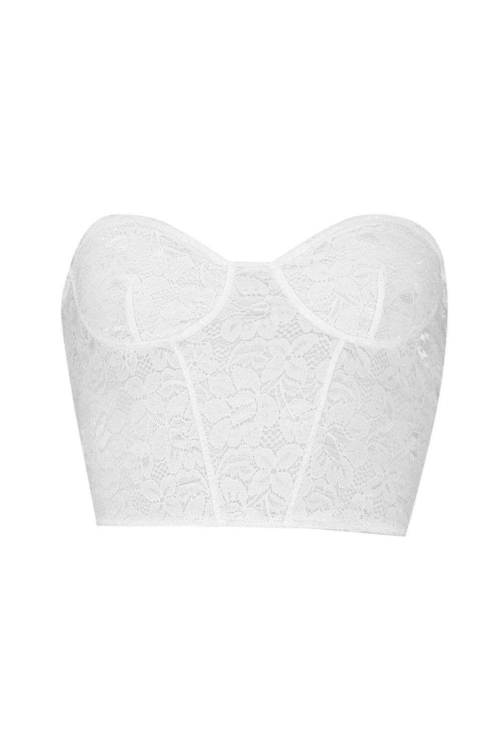 top bustier dentelle