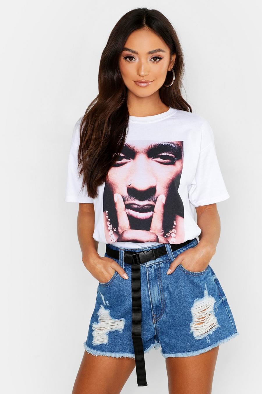 Petite T-shirt oversize Tupac image number 1