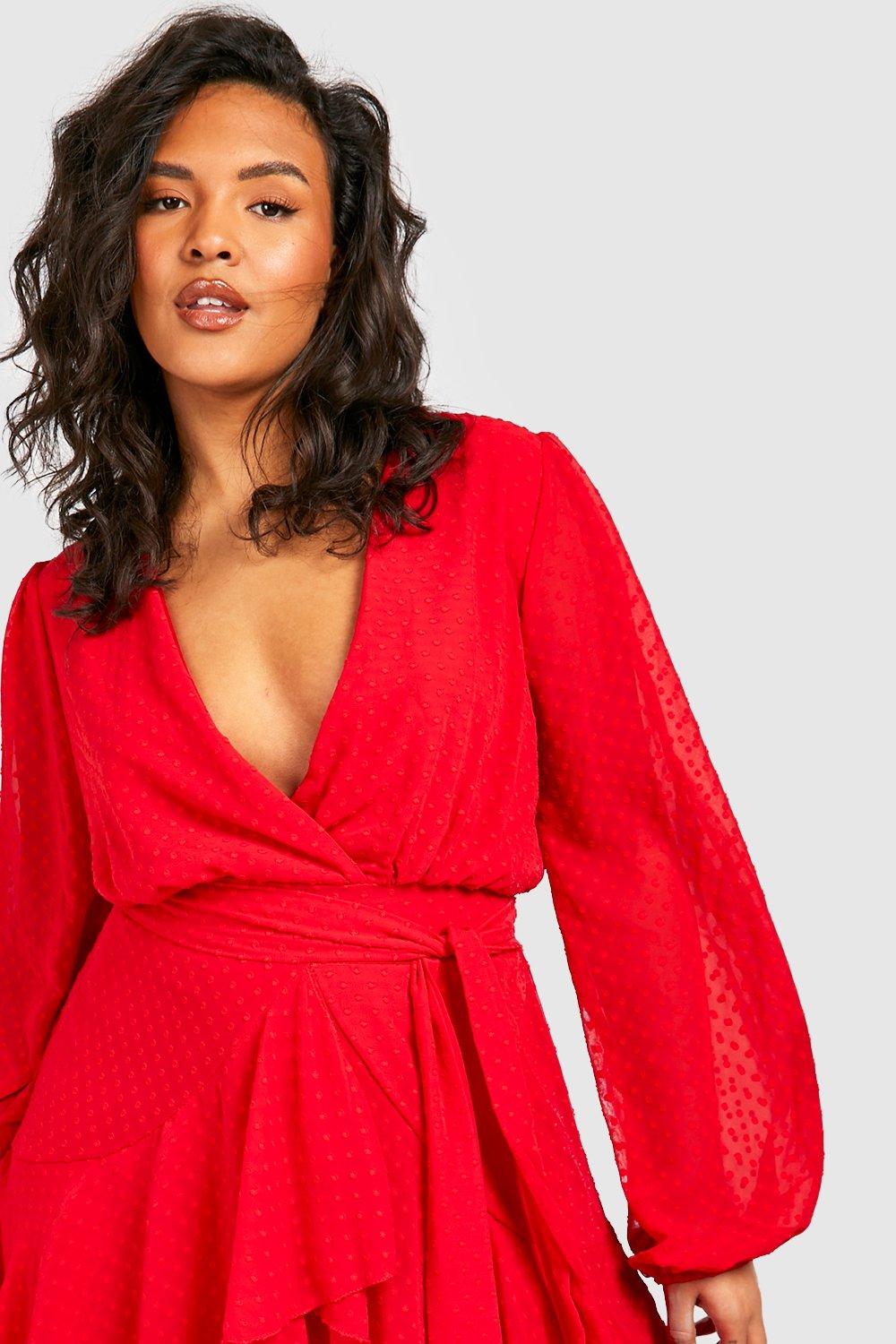 Robe 2024 rouge patineuse