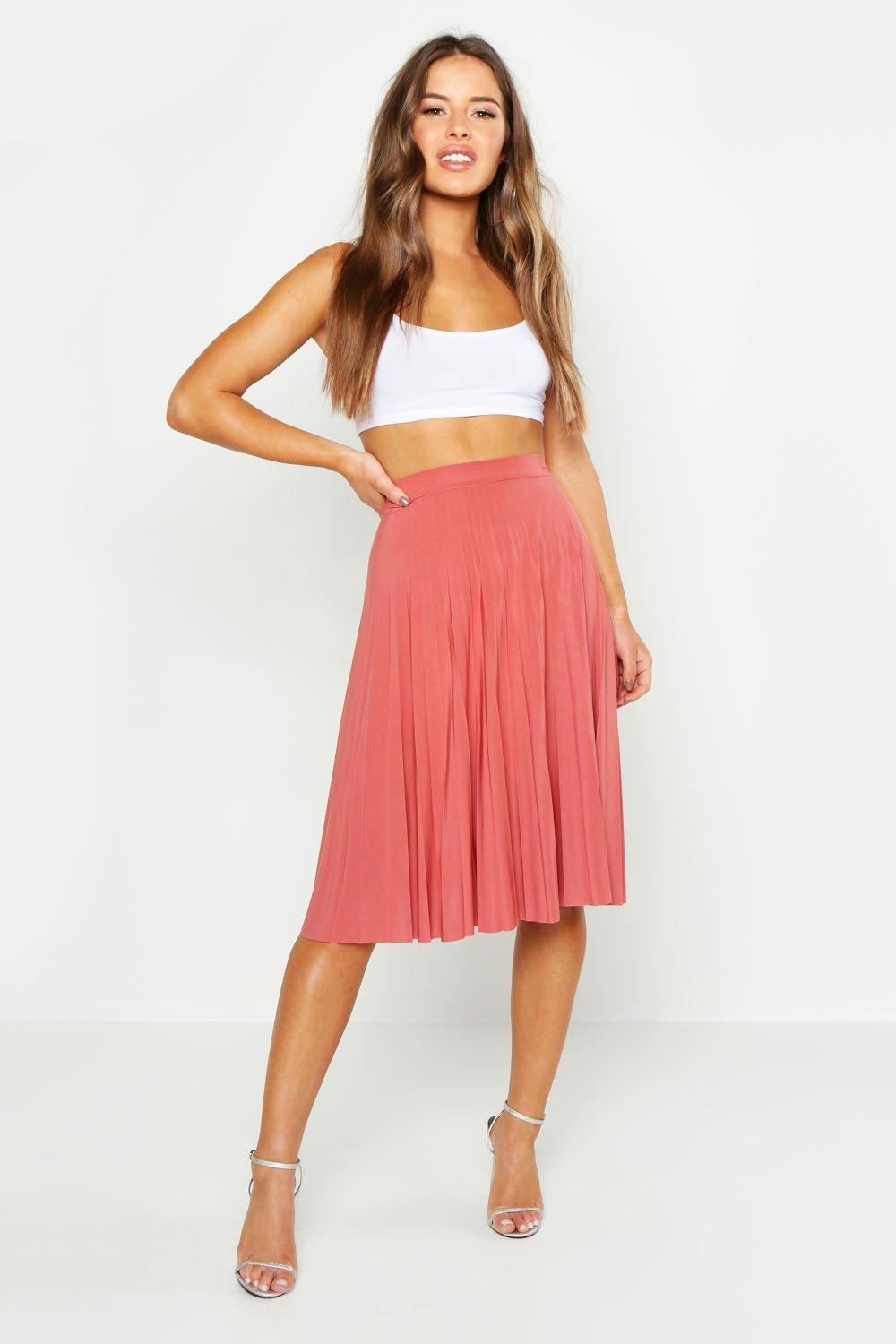 boohoo petite midi skirt