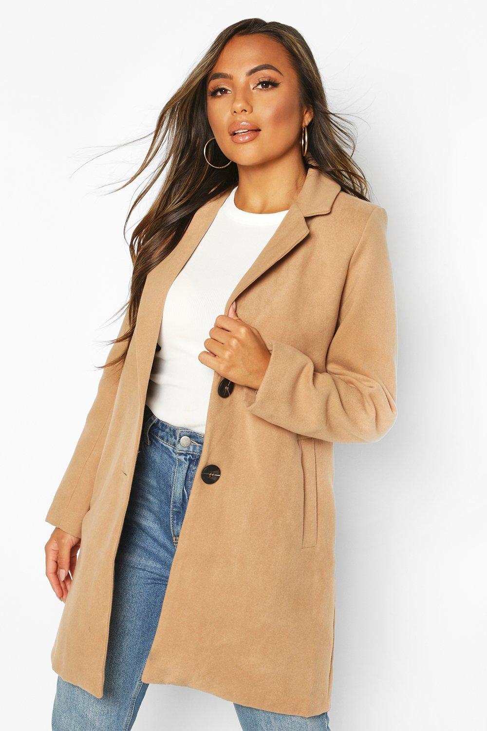 Boohoo duster online coat petite