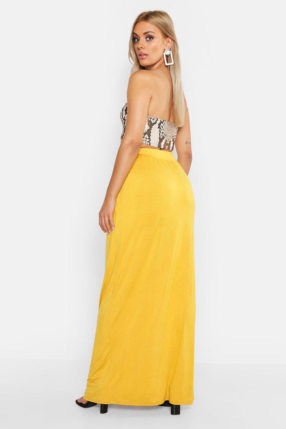 Jersey maxi skirt deals with pockets