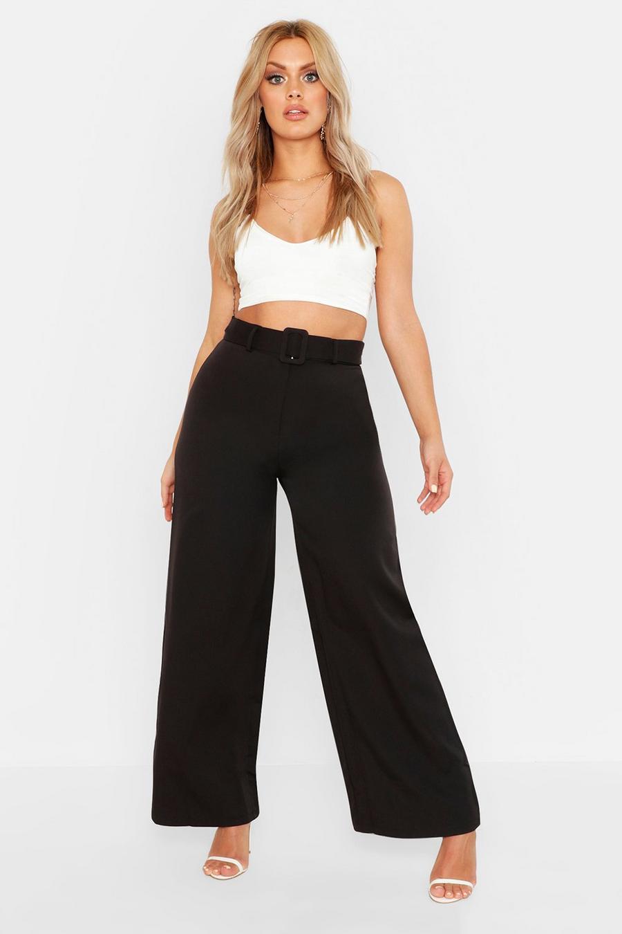 Plus Belted Wide Leg Trouser image number 1