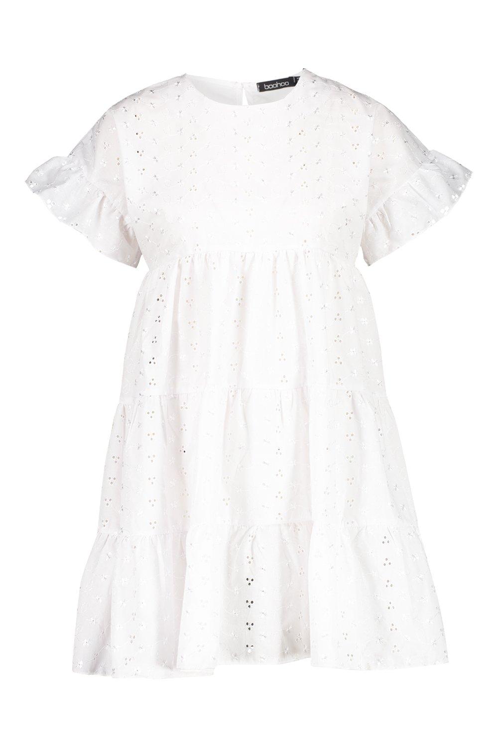 boohoo broderie anglaise dress