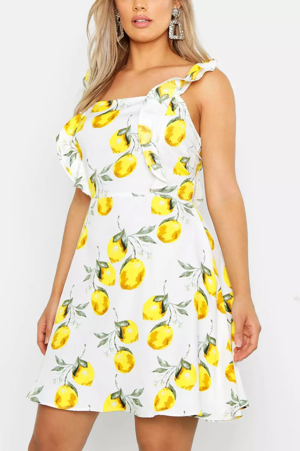 Lemon skater dress best sale