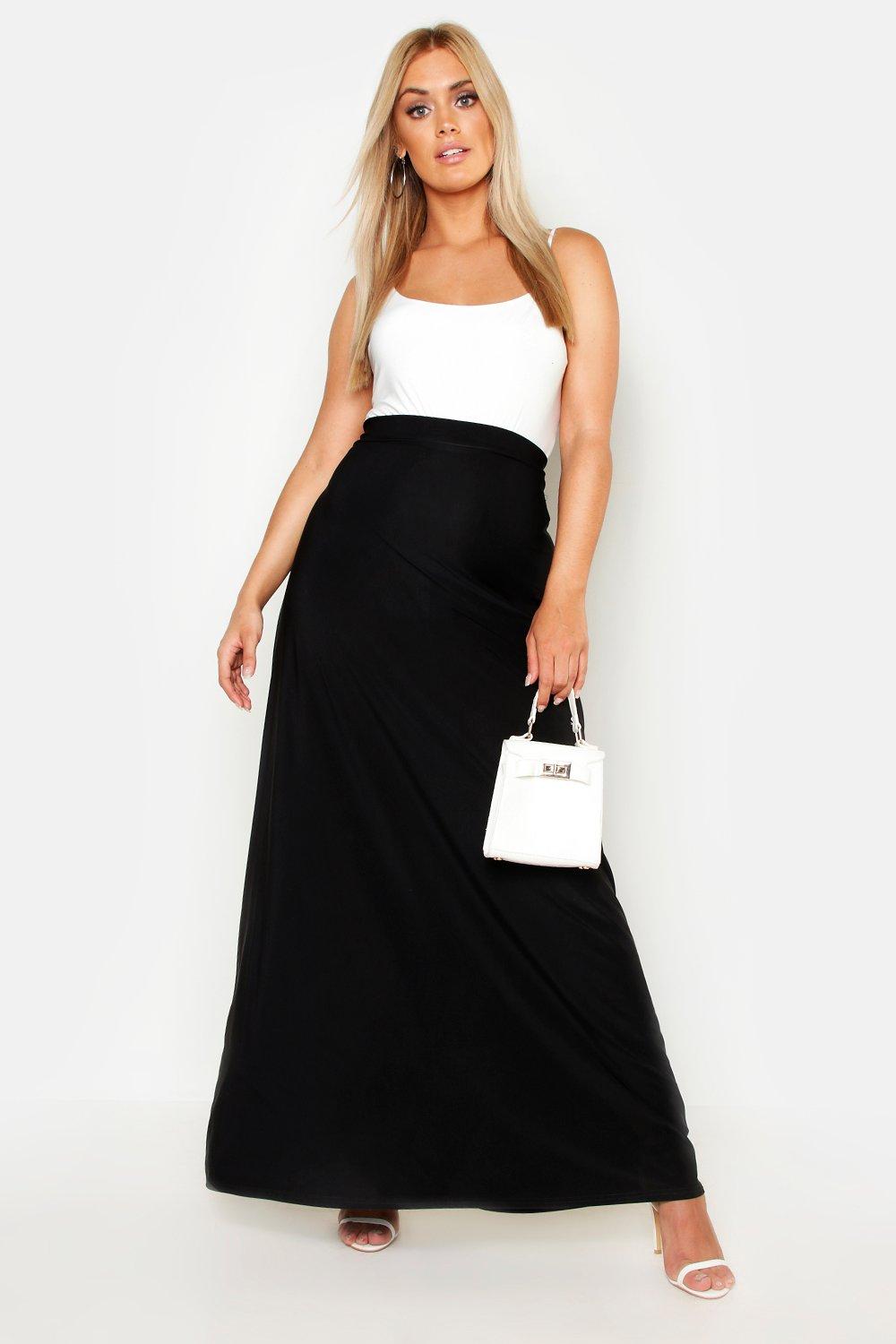 slinky maxi skirt