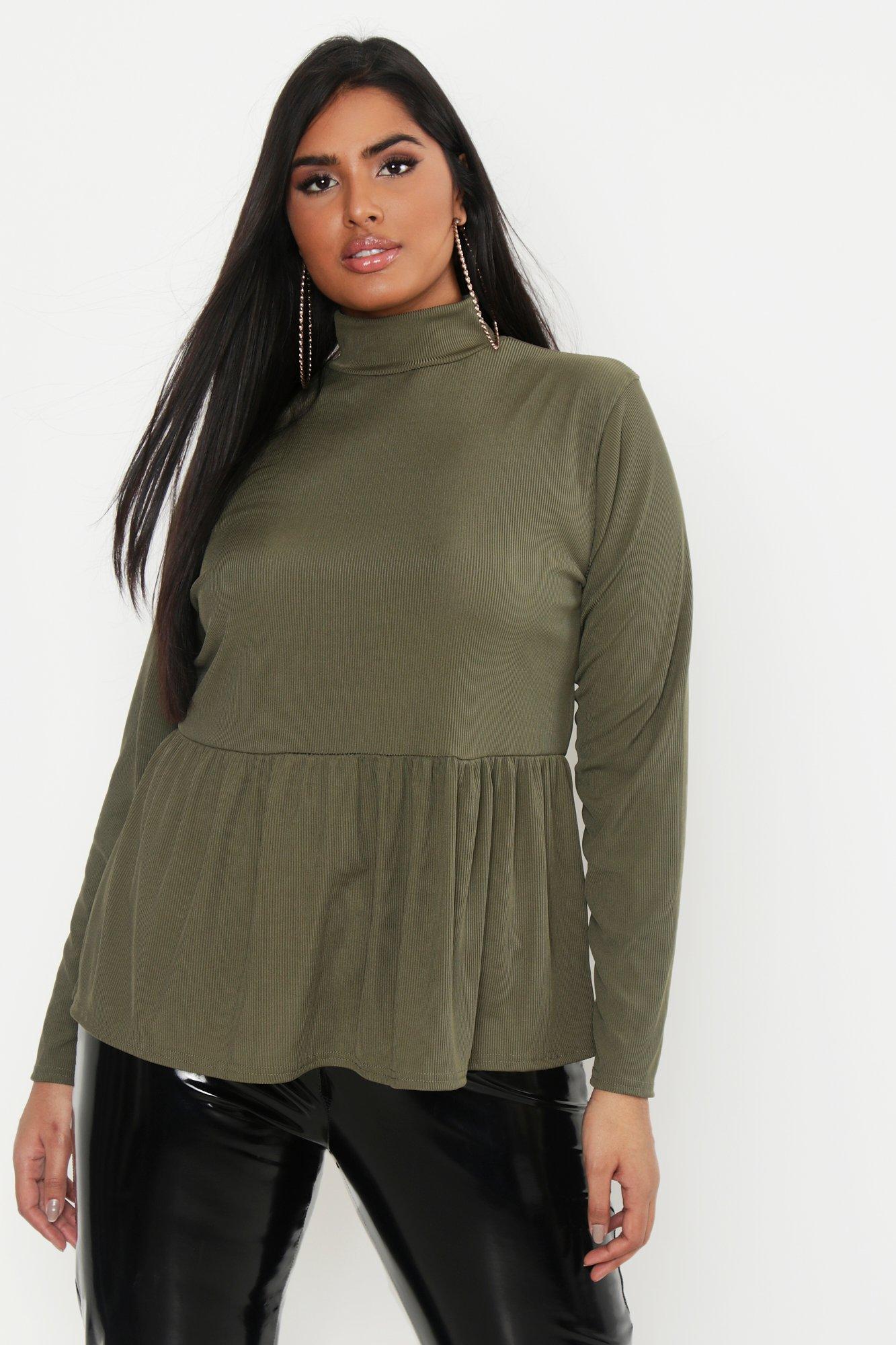turtleneck smock
