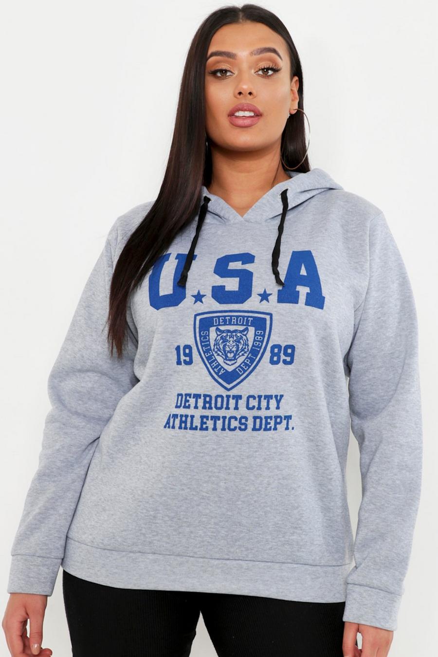 Plus USA Hooded Sweat image number 1