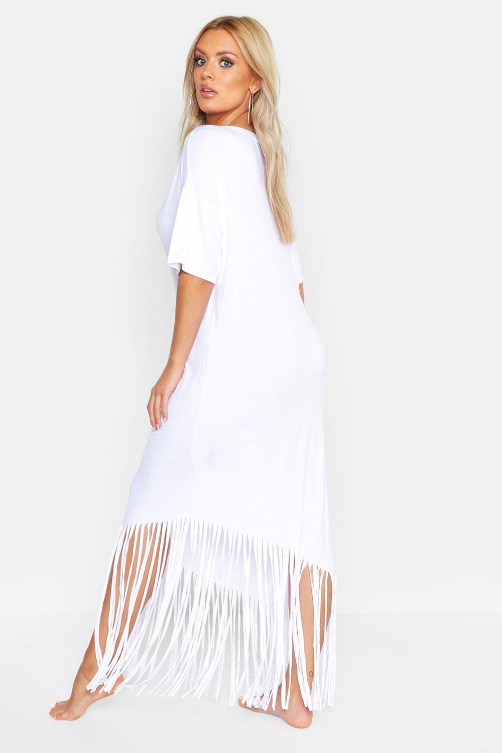 beach dress with tassels