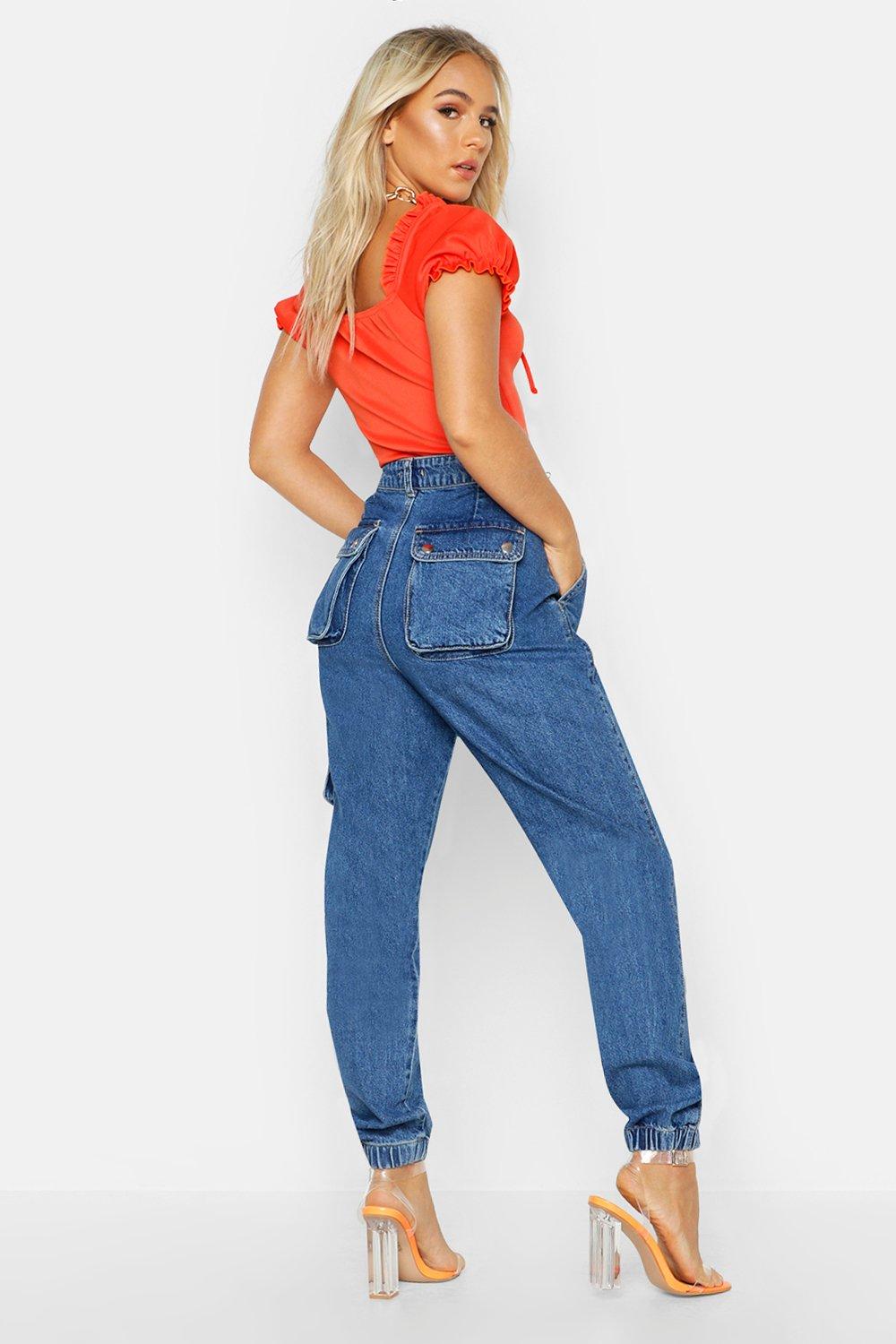 petite cargo jeans