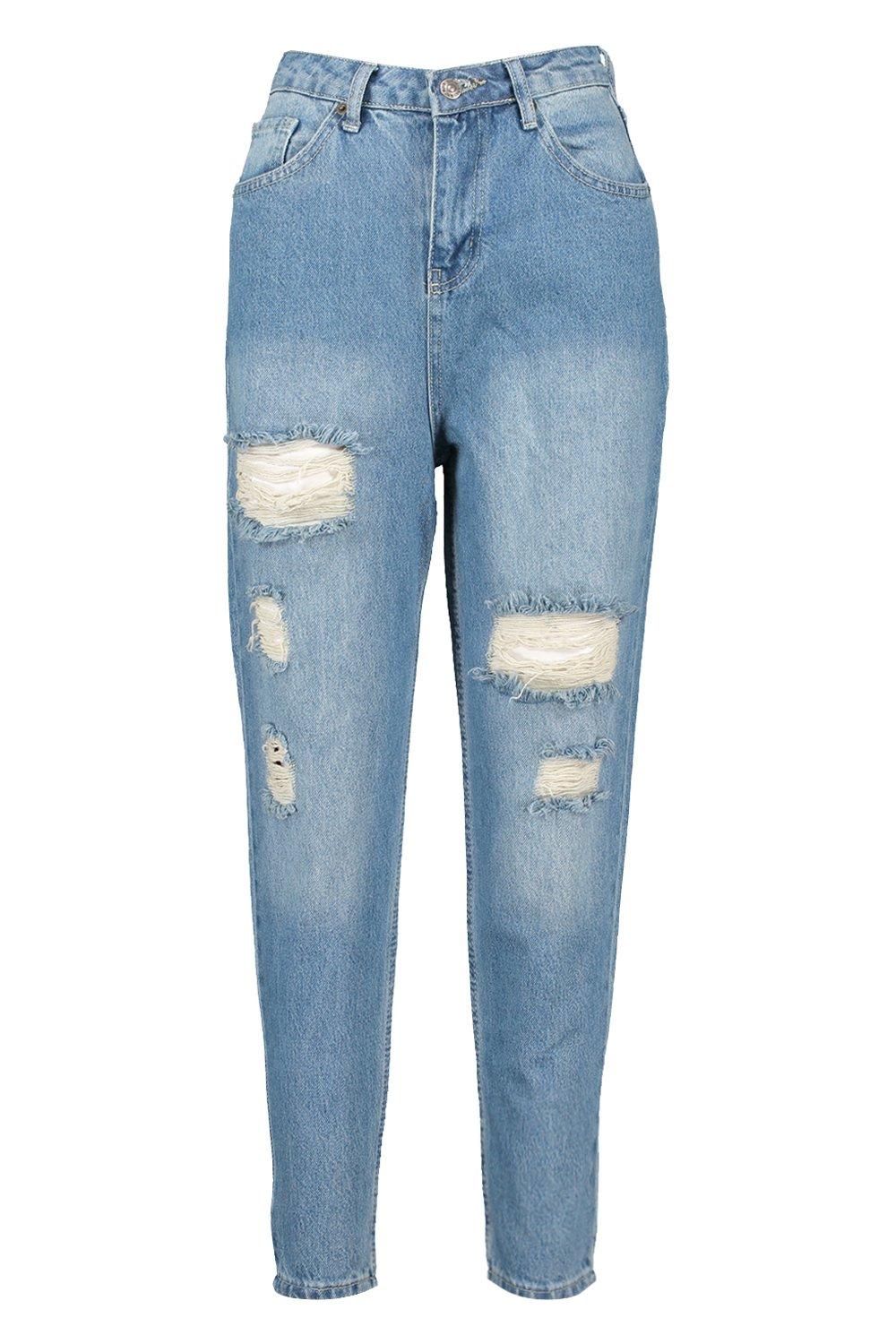 light blue mom jeans petite