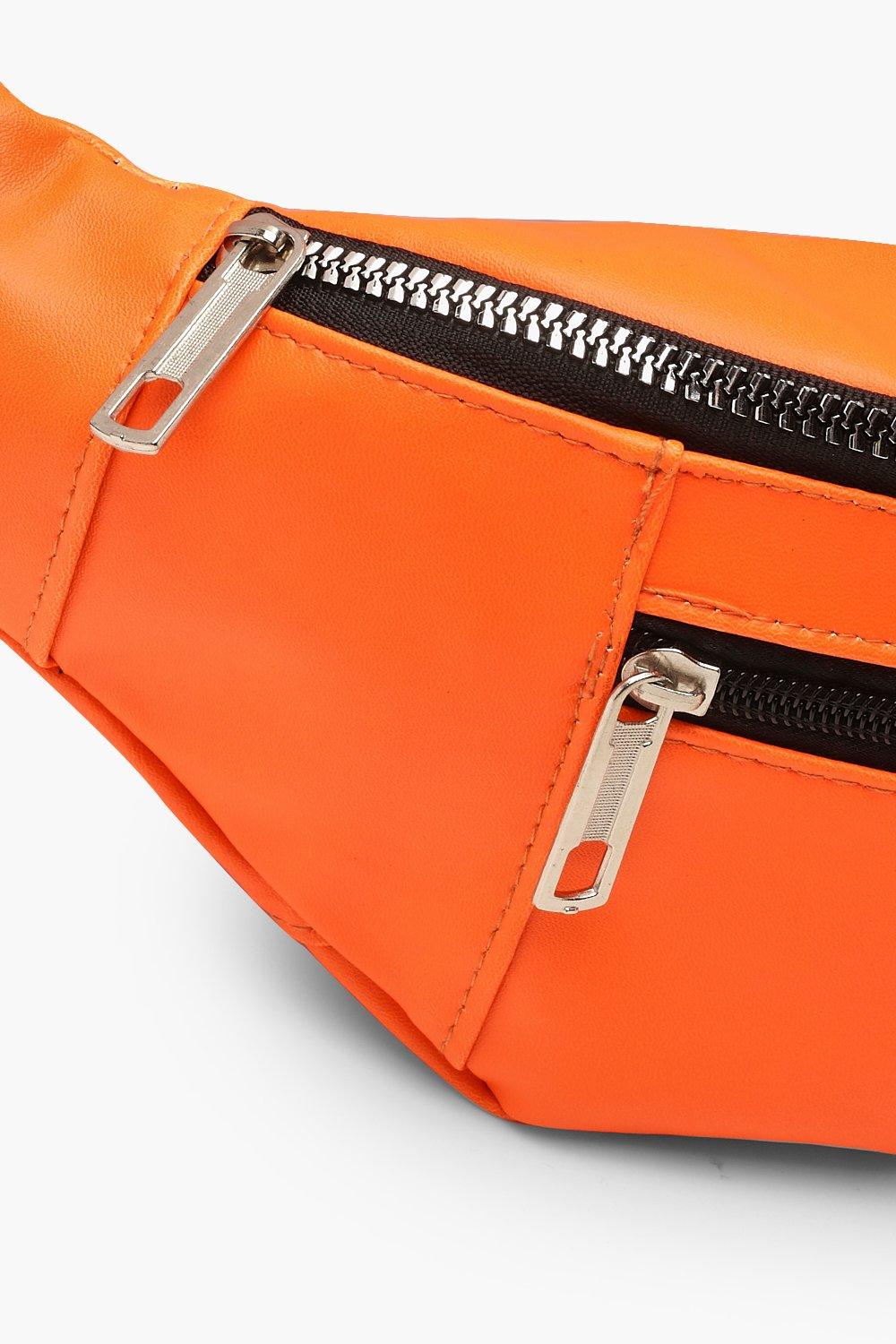 neon orange bum bag