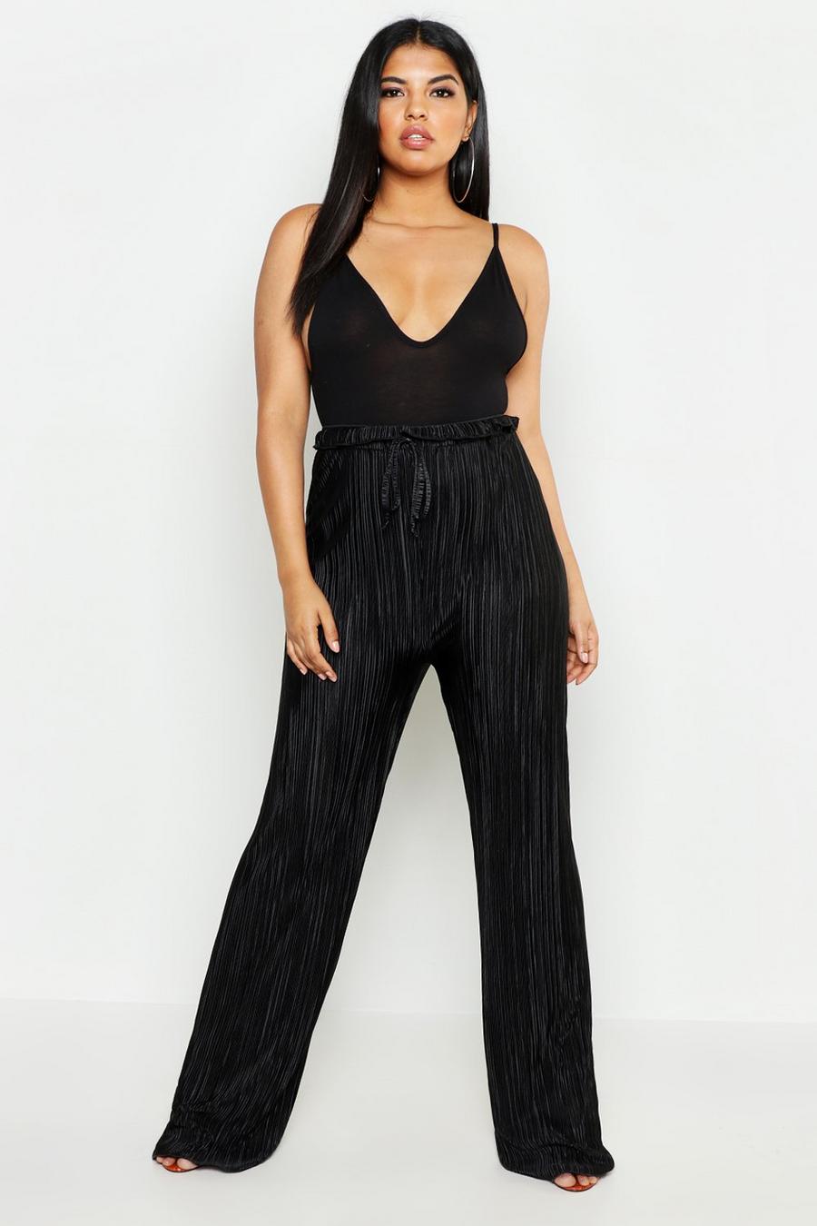 Plus Wide Leg Trousers image number 1
