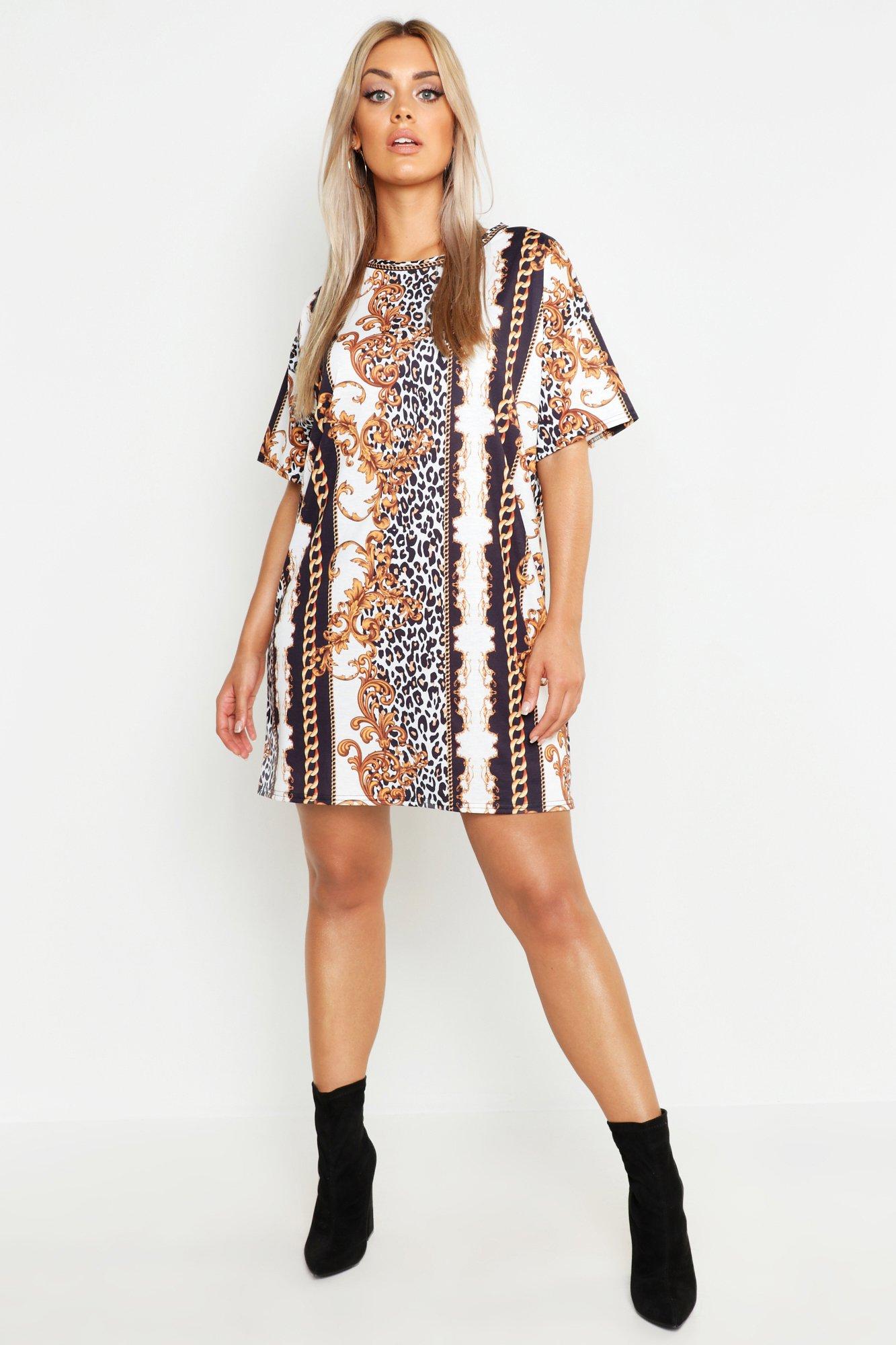 chain t shirt dress