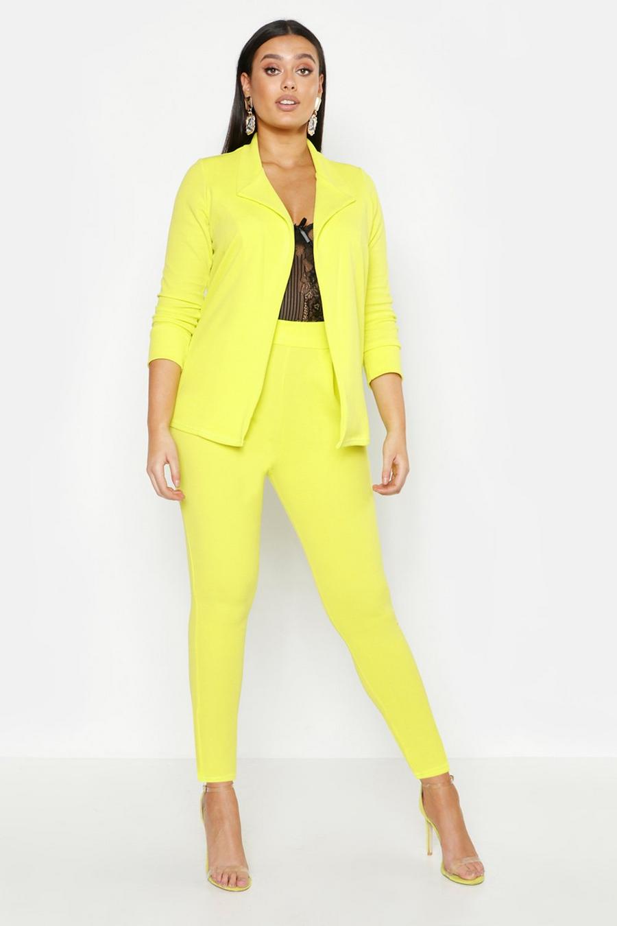Lime Plus - Neonfärgat kostymset image number 1
