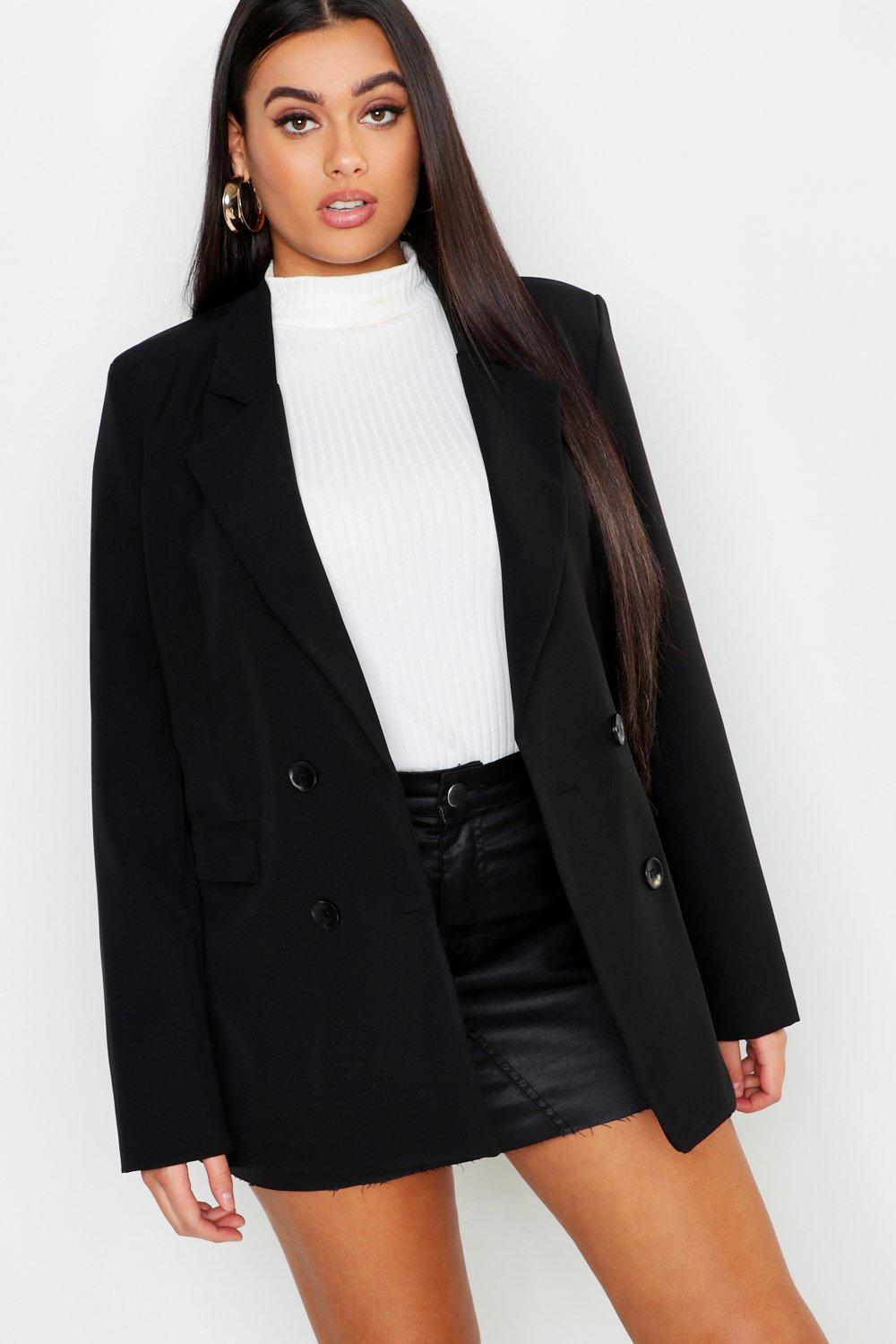 boohoo plus blazer