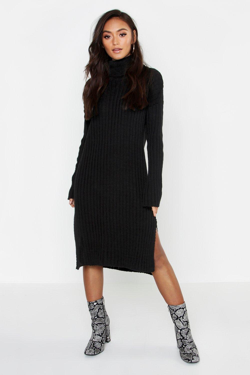 midaxi jumper dress