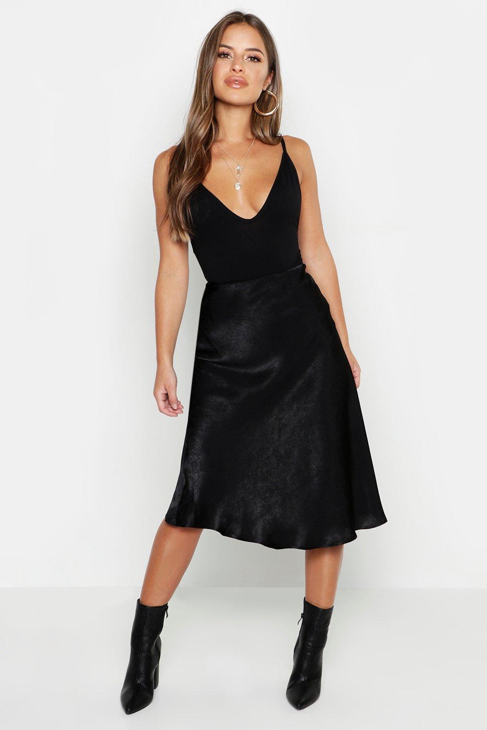 boohoo petite midi skirt