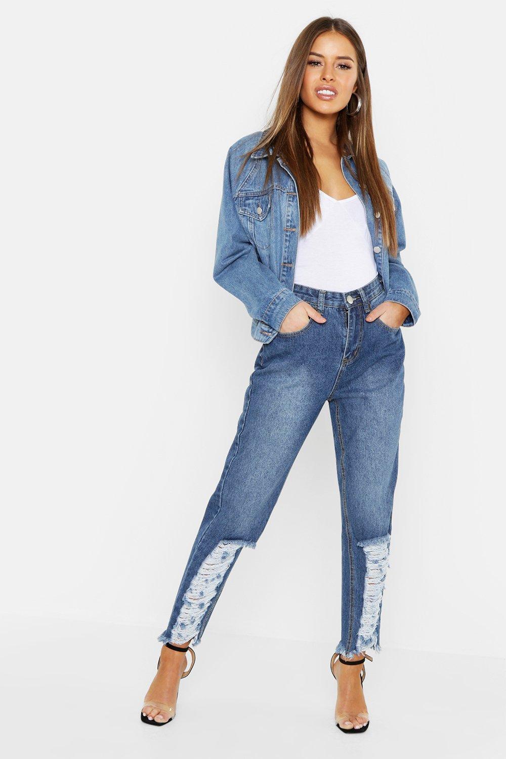 boohoo petite jeans