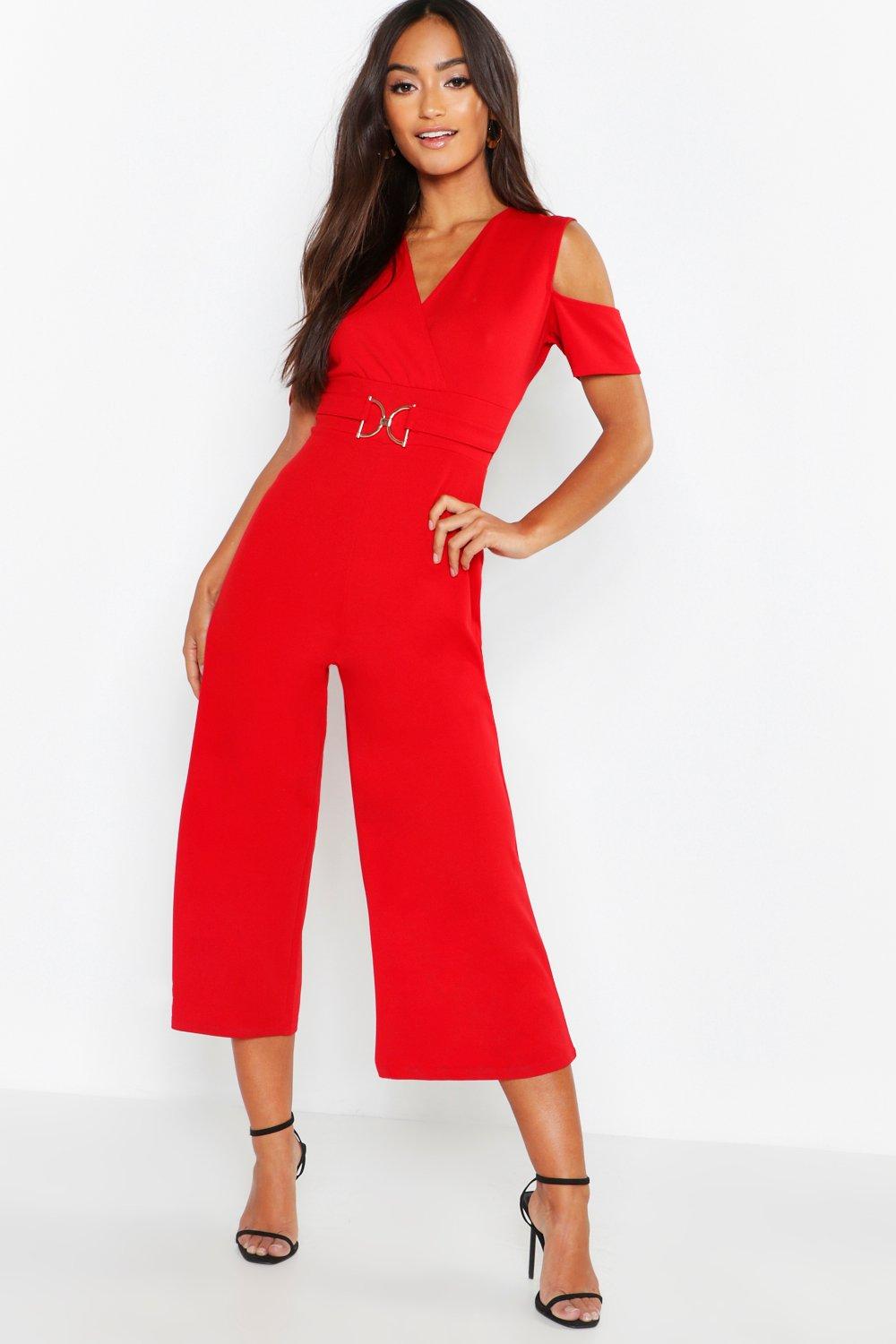 cold shoulder jumpsuit petite