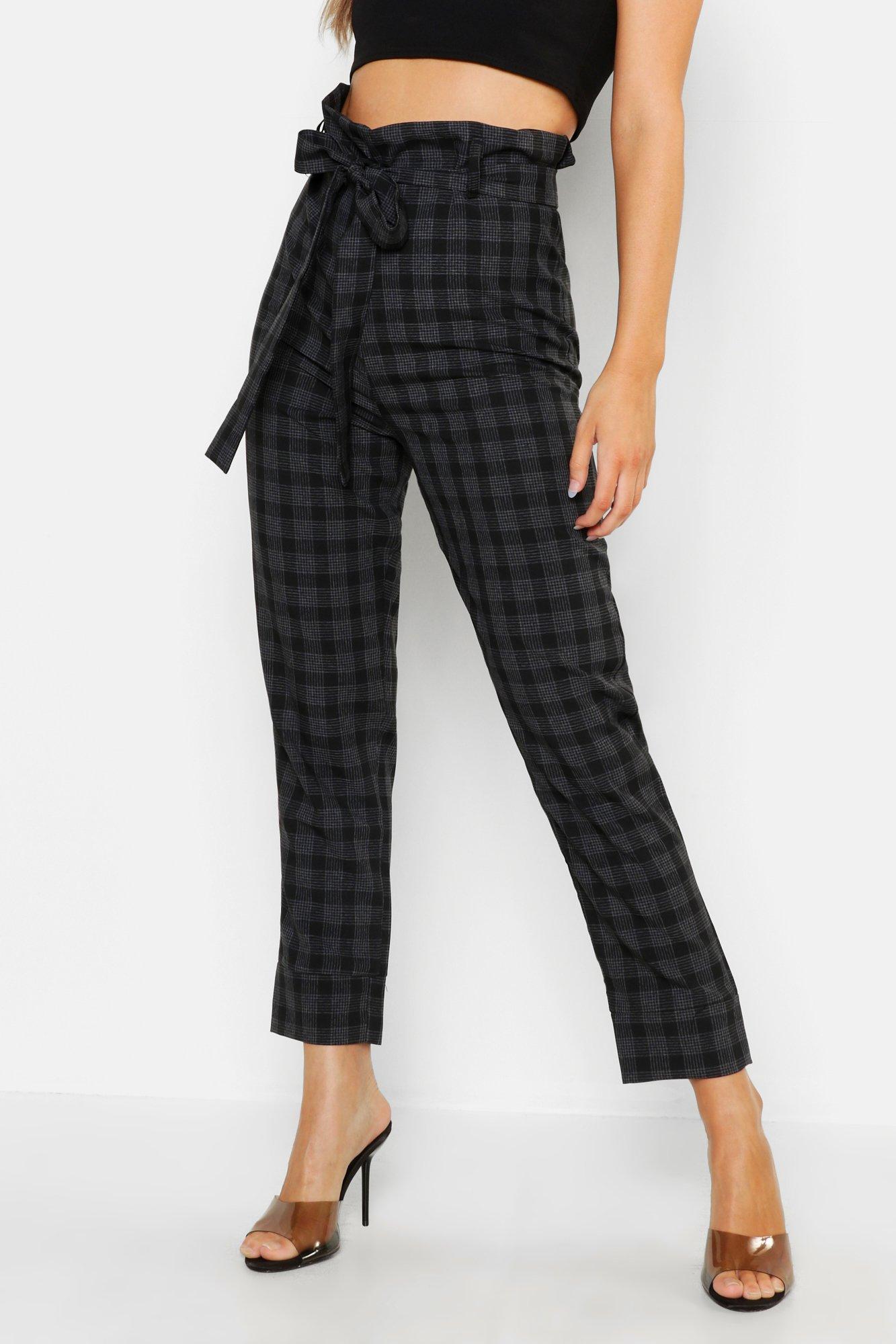 Petite hotsell paperbag trousers