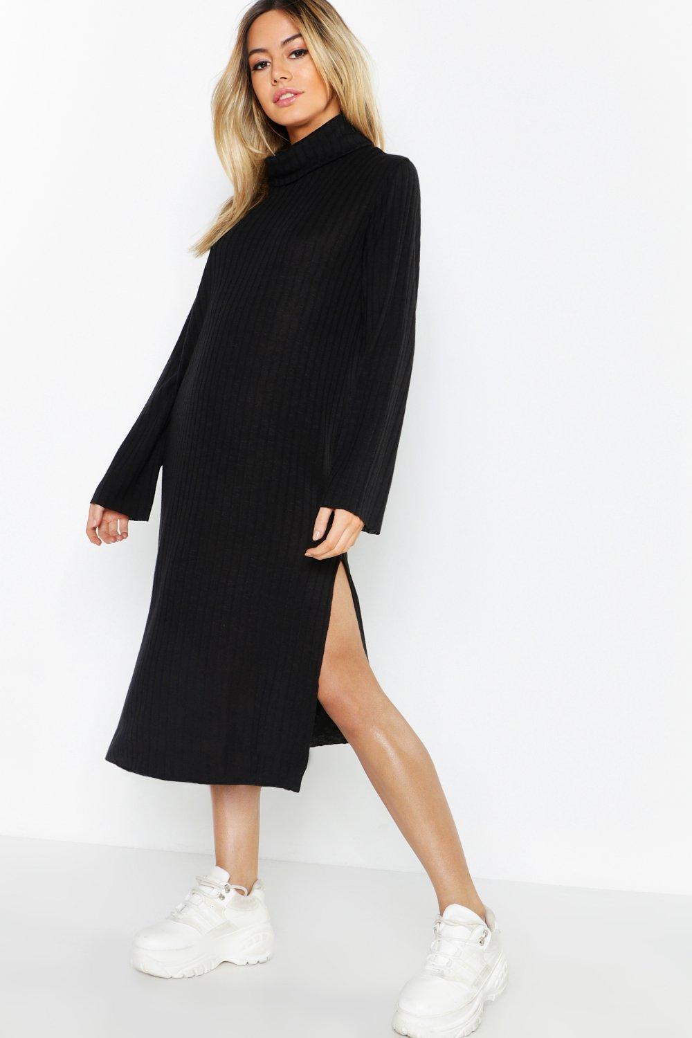 black jumper dress petite