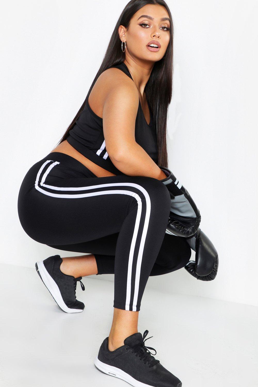 boohoo plus size leggings