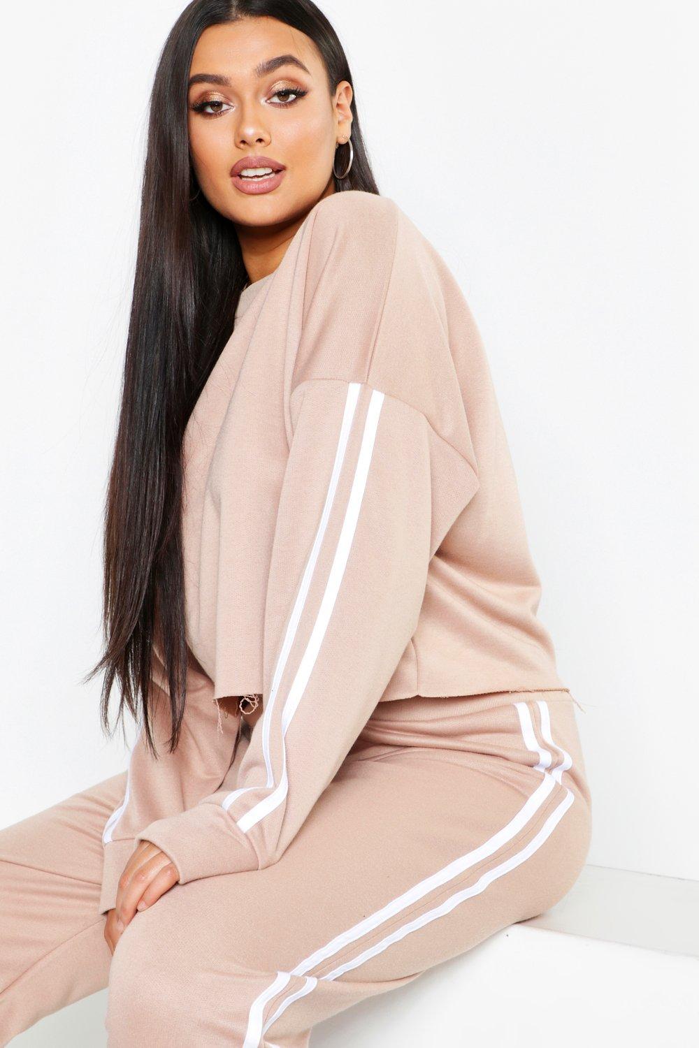 Plus Size Sweatsuit Set Set Black Long Sleeve Sweatsuits And Casual Jogger  Outfits In 3XL, 4XL 5XL Sizes Fall/Winter Clothing Oversize Two Piece Jogging  Suit 6106 From Sell_clothing, $26.62