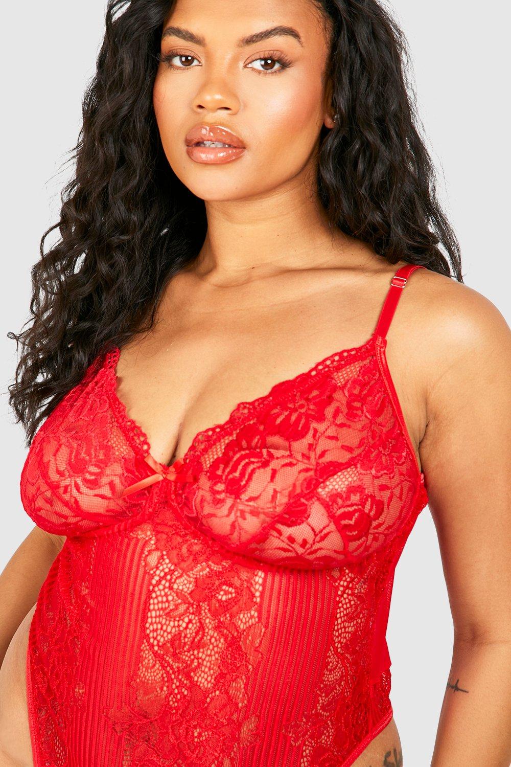 Boohoo plus size store bodysuits