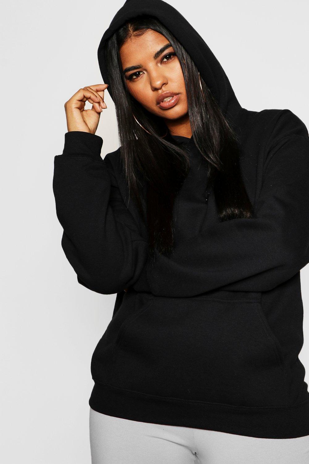 boohoo plus size hoodies