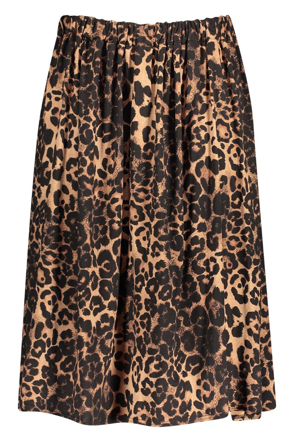 boohoo plus size skater skirt