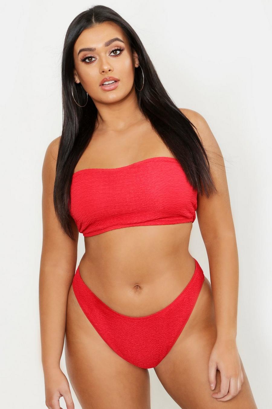 Plus Mix & Match Textured Bandeau Top image number 1