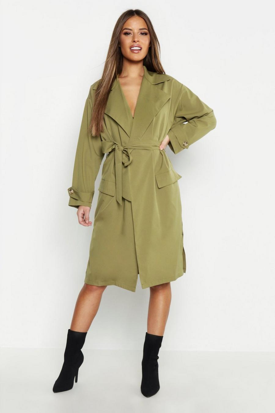 Petite Longline Trench Coat image number 1
