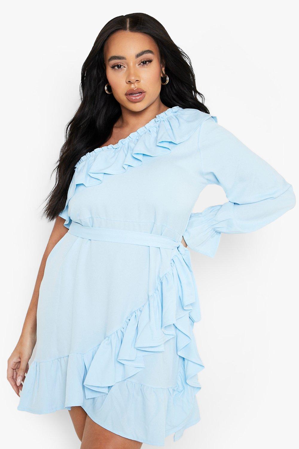 Boohoo sky clearance blue dress