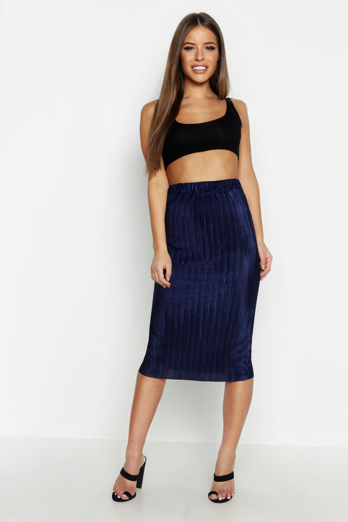 boohoo petite midi skirt