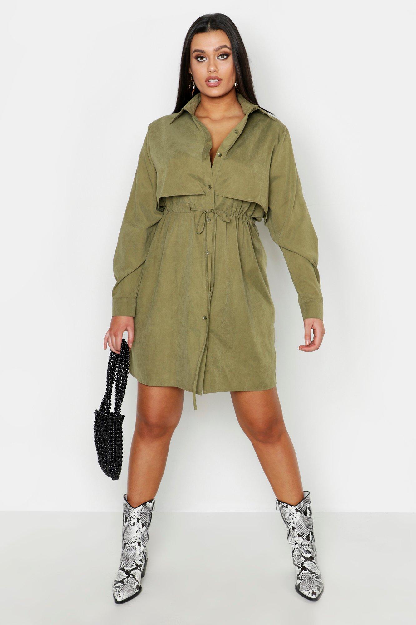 Plus size cheap utility dress