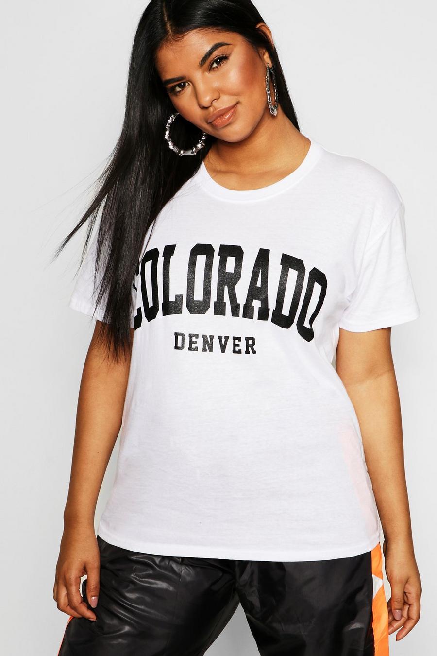 Plus t-shirt con scritta Colorado image number 1