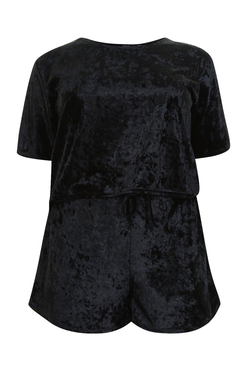 Velvet lounge set shorts hotsell