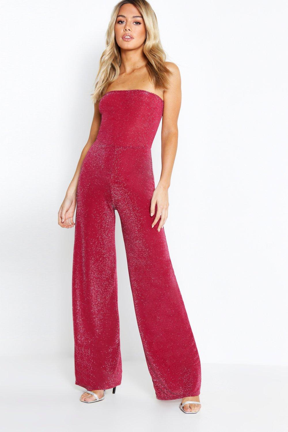 petite sparkle jumpsuit