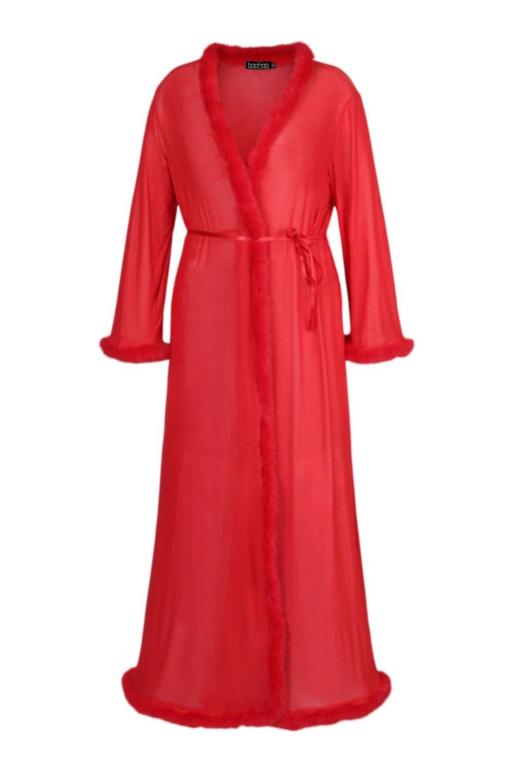 Boohoo plus outlet robe