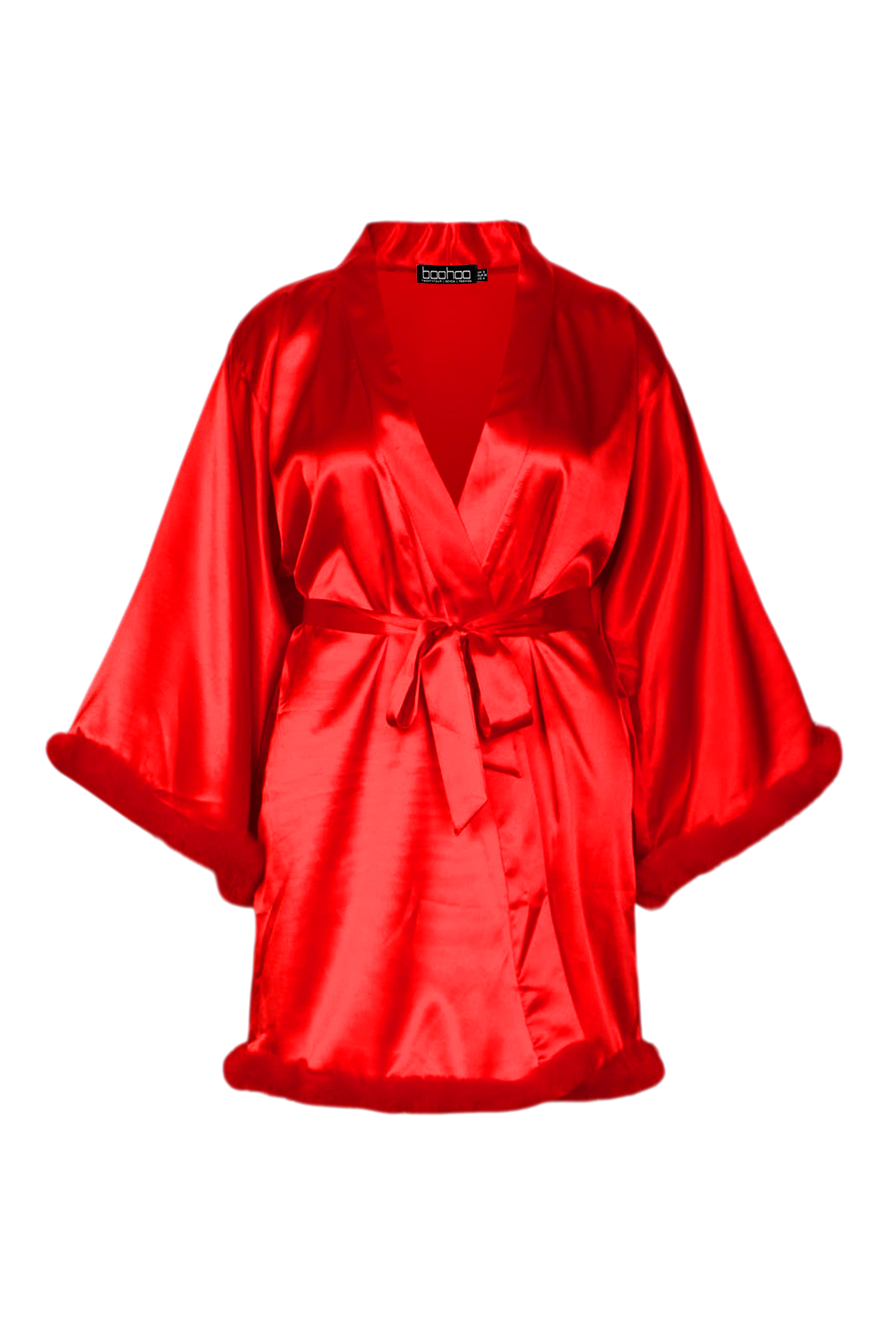 red short robe